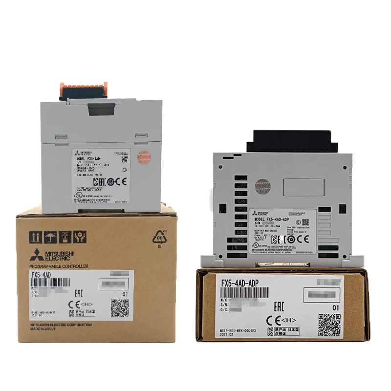 

Оригинальный аналоговый модуль с входной и выходной температурой FX5-4AD-ADP PLC FX5U