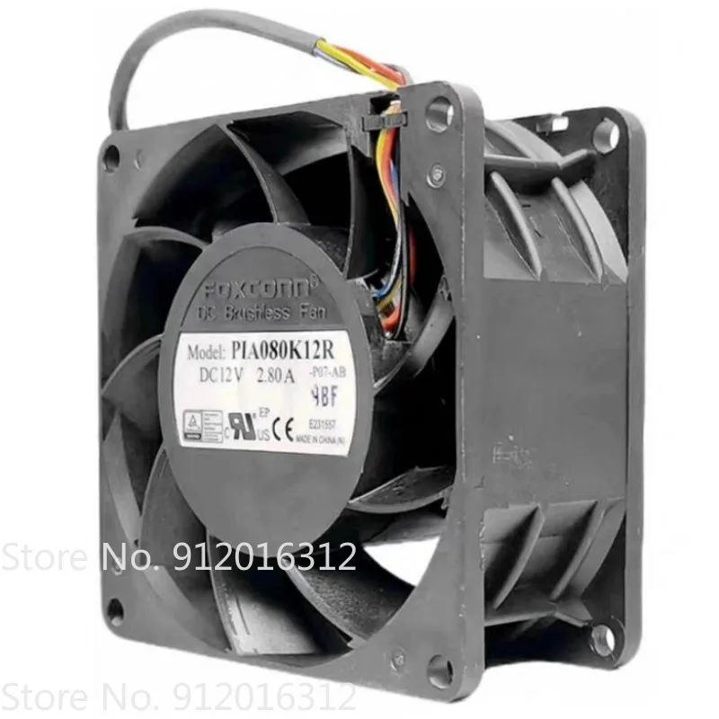Фото НОВЫЙ Вентилятор охлаждения для Foxconn PIA080K12R 12V 2.8A №2
