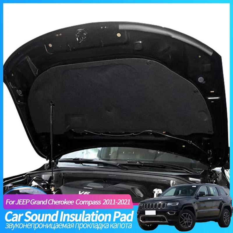 

Car Hood Insulation Cotton Engine Cotton For JEEP Grand Cherokee Compass 2011-2021 Front Cover Heat Mat Accessories