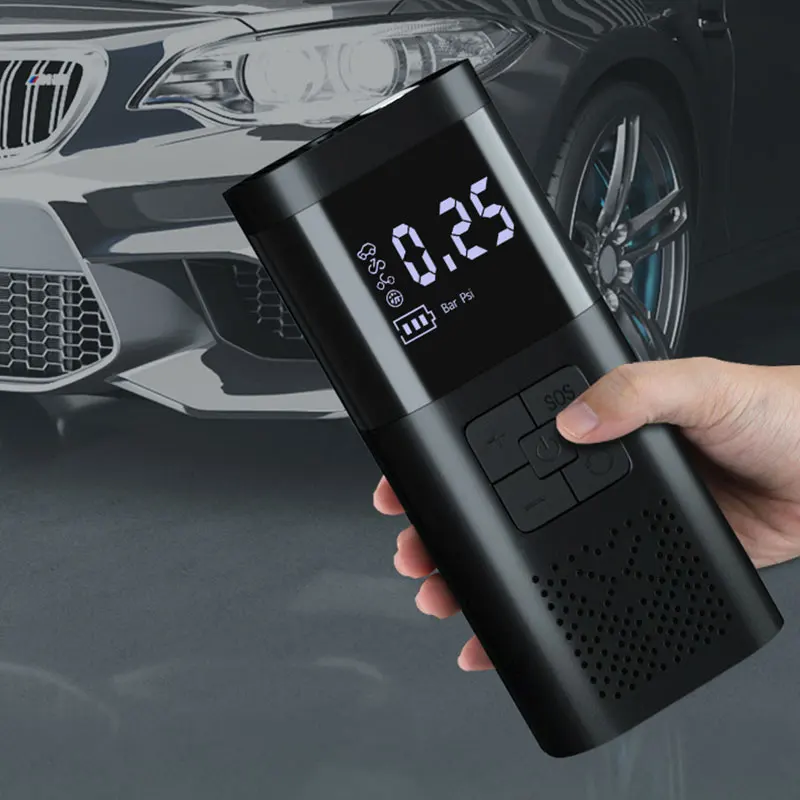 Портативный автомобильный воздушный компрессор электрический насос для быстрой