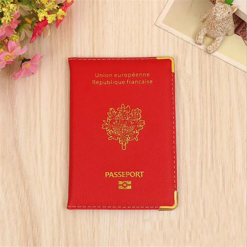 Обложка для паспорта мужчин и женщин дорожный кошелек из искусственной кожи