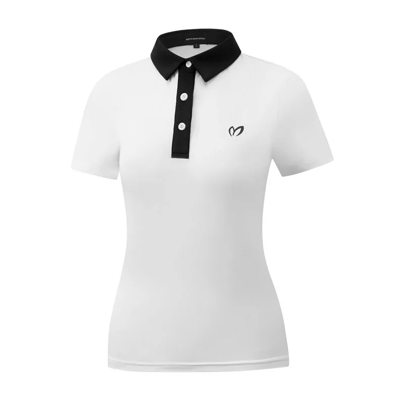 2023 Golf Women's Short Sleeve T-shirt Slim Fit Short Sleeve Polo Top Sports Quick Dry Breathable Jersey