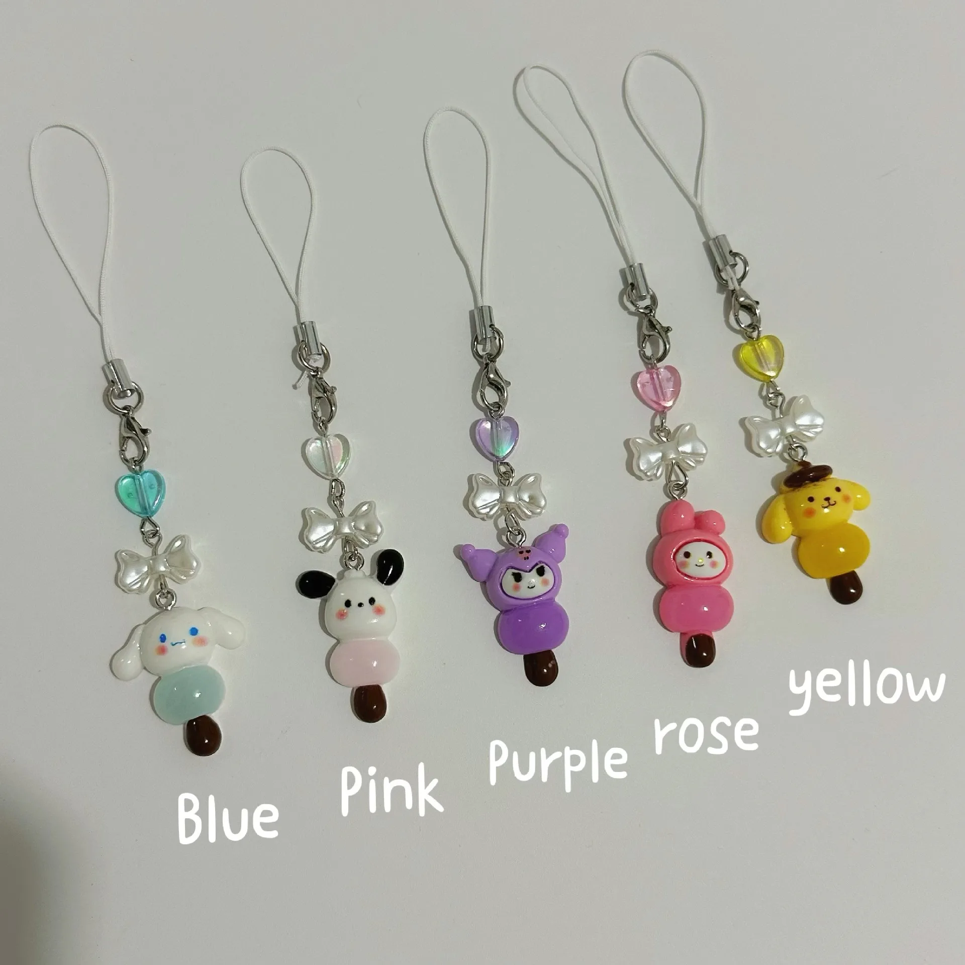 Шнурок для телефона в виде аниме Kuromi Cinnamoroll