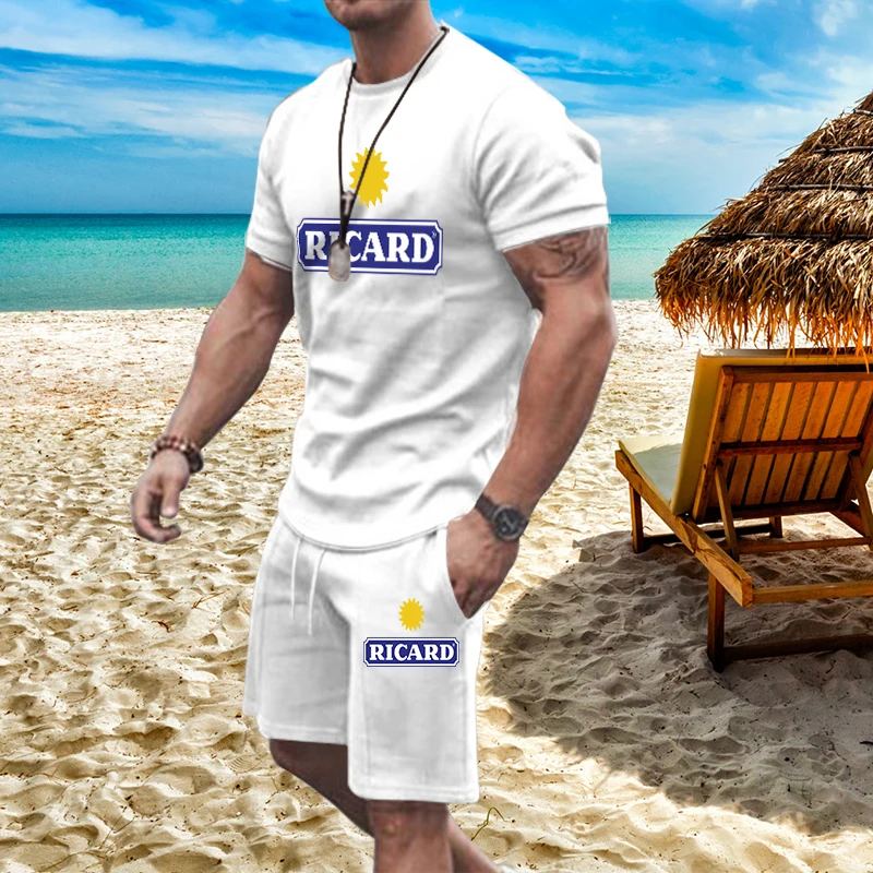 100% Cotton Men's Sportswear 2-piece Set Fashion Brand Men's Clothing Street Clothing Casual Sports Clothing Free Shipping