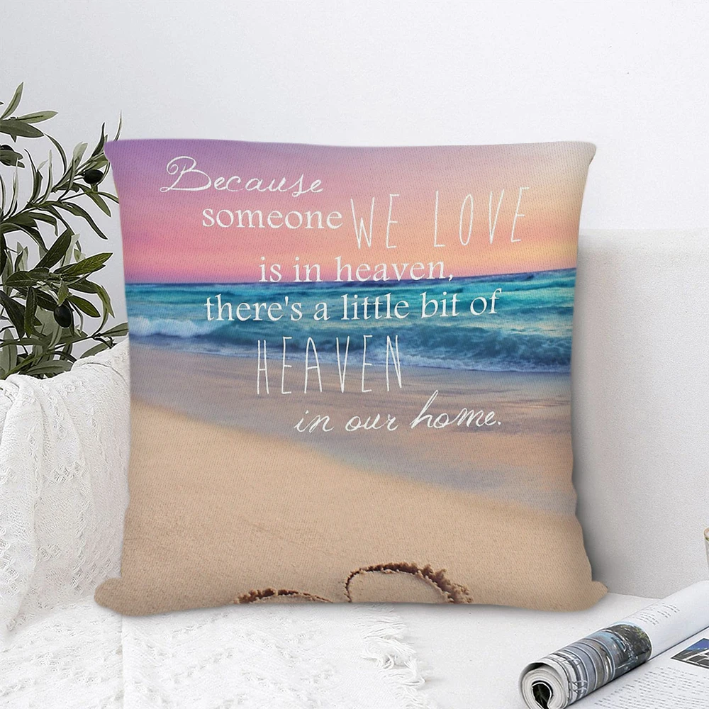 

A Piece Of Heaven Polyester Pillow Cover Decorative Pillows for Sofa Bedroom Pillow Cases Home Decor Cushion Covers 45*45cm