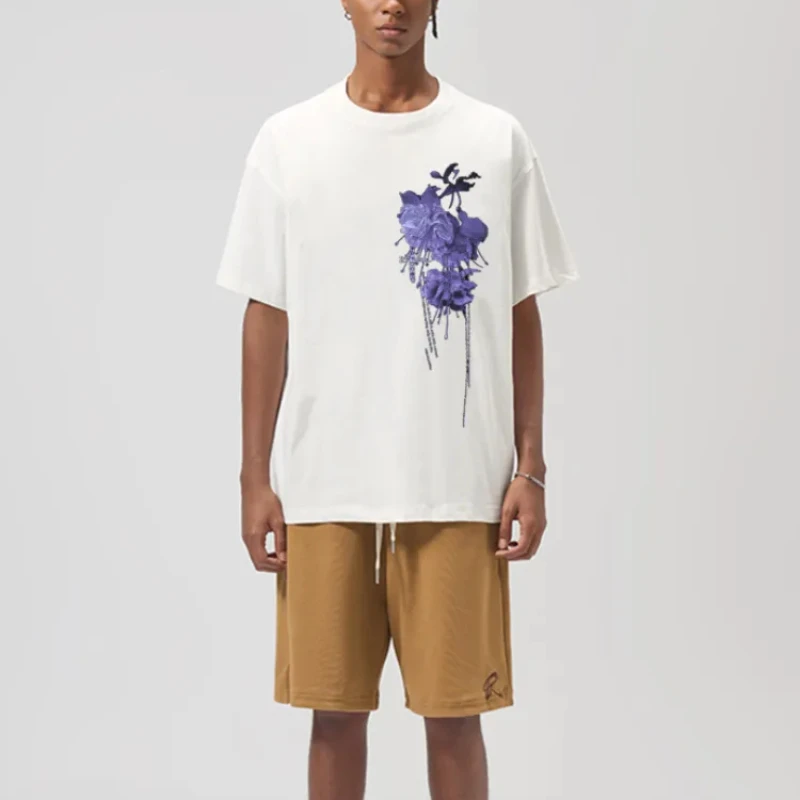 Футболка YAMAMOTO в японском стиле для мужчин и женщин стильная тенниска с короткими