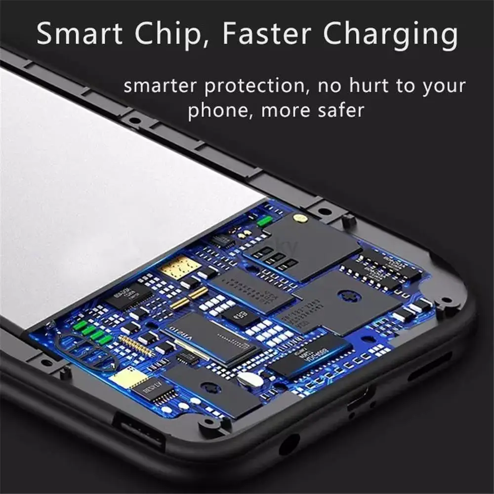 For Xiaomi Redmi Note 11S Battery Charger Case Portable External Battery Redmi Note 11 11E Pro 11T 5g Charging Power Bank Case images - 6
