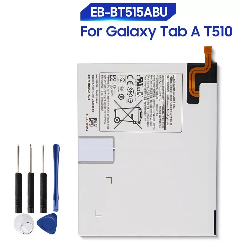 

2023NEW Replacement Battery For Samsung Galaxy Tab A T510 EB-BT515ABU Rechargeable Tablet Battery