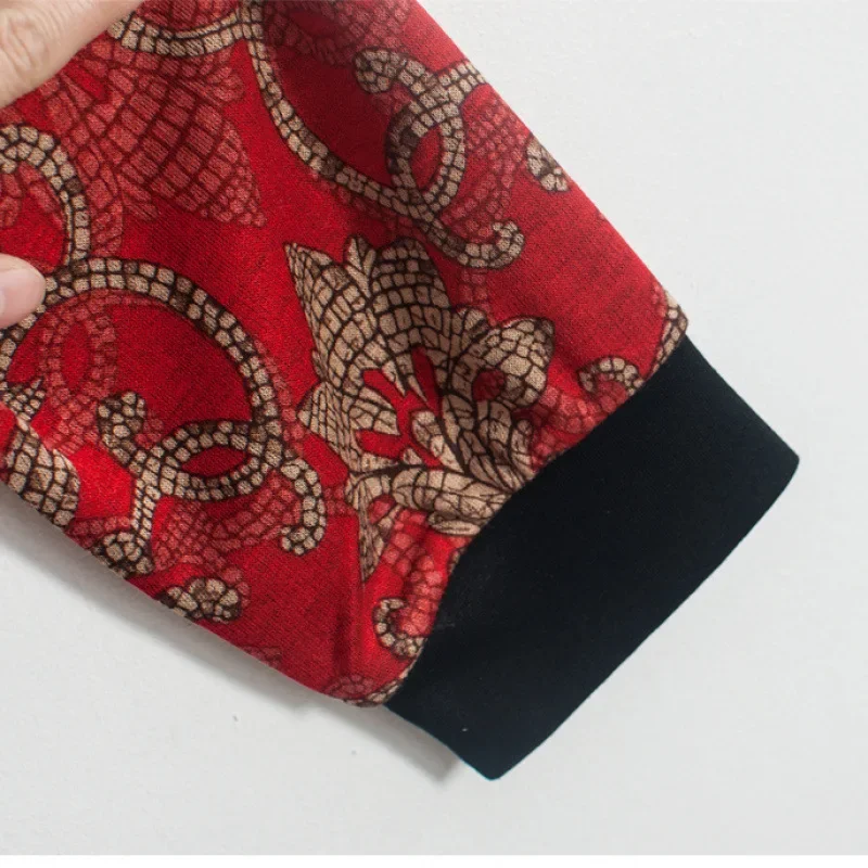 Women's Long Sleeve T-Shirt Plus Size Loose Fit Slimming Lapel Top Middle-Aged And Elderly Fashionable Round Neck Base Shirt