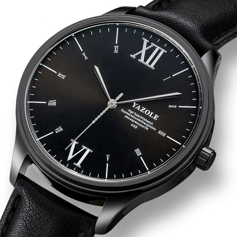 

Простые мужские кварцевые часы с ремешком, мужские часы, водонепроницаемые мужские часы, новые мужские часы, 448