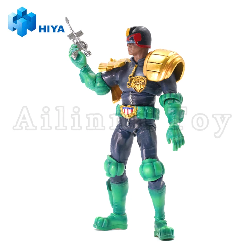 

HIYA 1/18 4inch Action Figure Exquisite Mini Series Judge Dredd Judge Giant Anime For Gift Free Shipping
