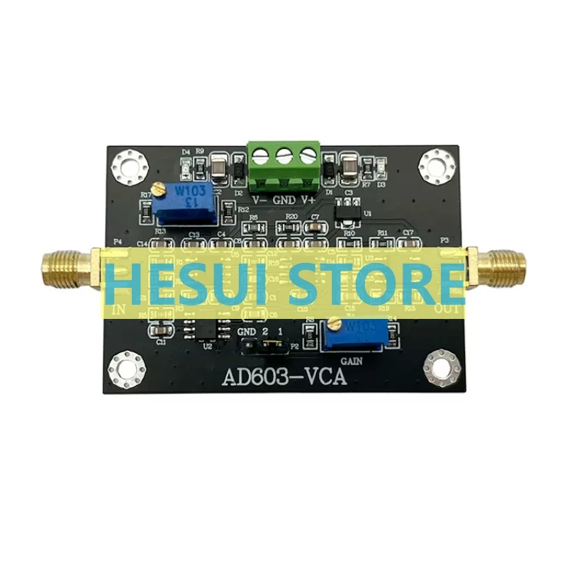 Модуль усилителя с управлением по напряжению AD603 VCA высокая полоса пропускания -20