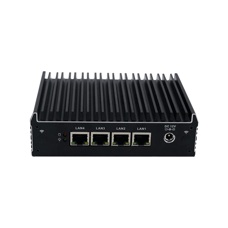 Yanling Intel Celeron J3160 четырехъядерный безвентиляторный мини-ПК 4 гигабитная LAN 2 * HD pfSense