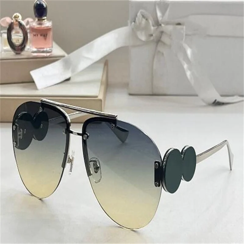 

Fashion Designer Sunglasses For Men Women Designers 2250 Style Anti-Ultraviolet Retro Eyewear Plate Oval Lens Random Box