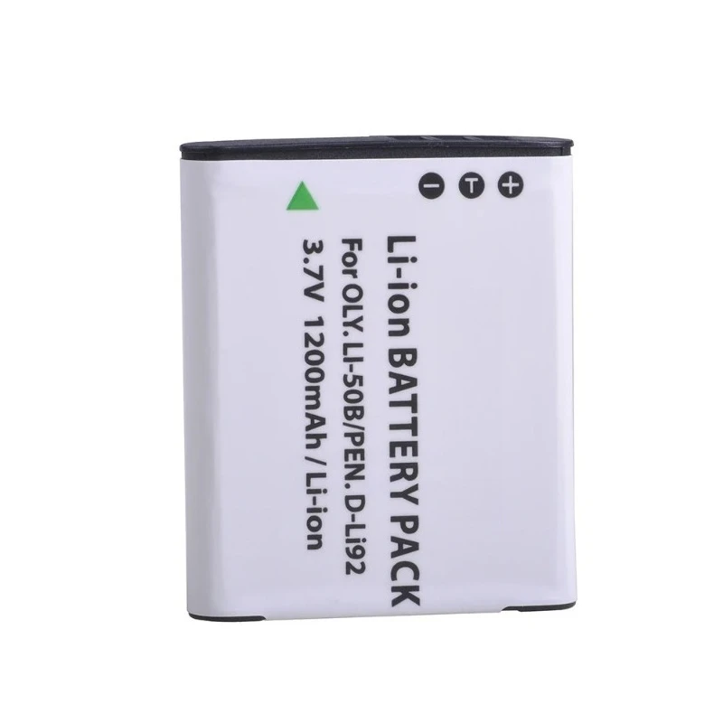 Фото Для Olympus Li-50B D-LI92 Цифровой аккумулятор 3,7 В 1200 мАч для Olympus SP-810 800UZ U6010 U6020 U9010 SZ14 SZ16 D755 U1010 SZ30 SZ20 №2