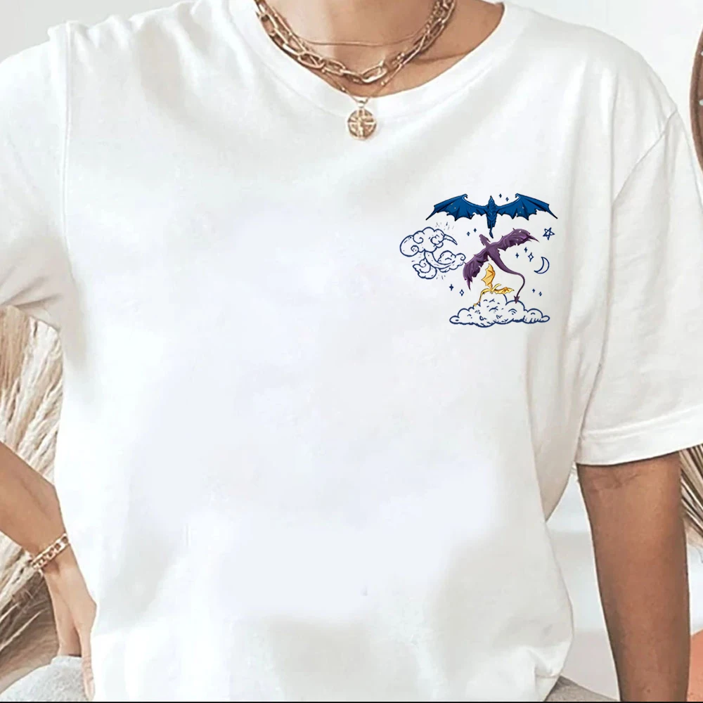 Футболка Basgiath War College с четвертым крылом подарки для влюбленных книг женские