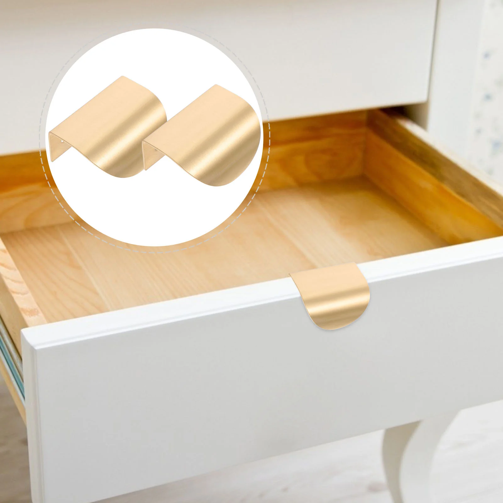 

Useful Simple Unique Delicate Door Handle Handle for Furniture Cabinet Door