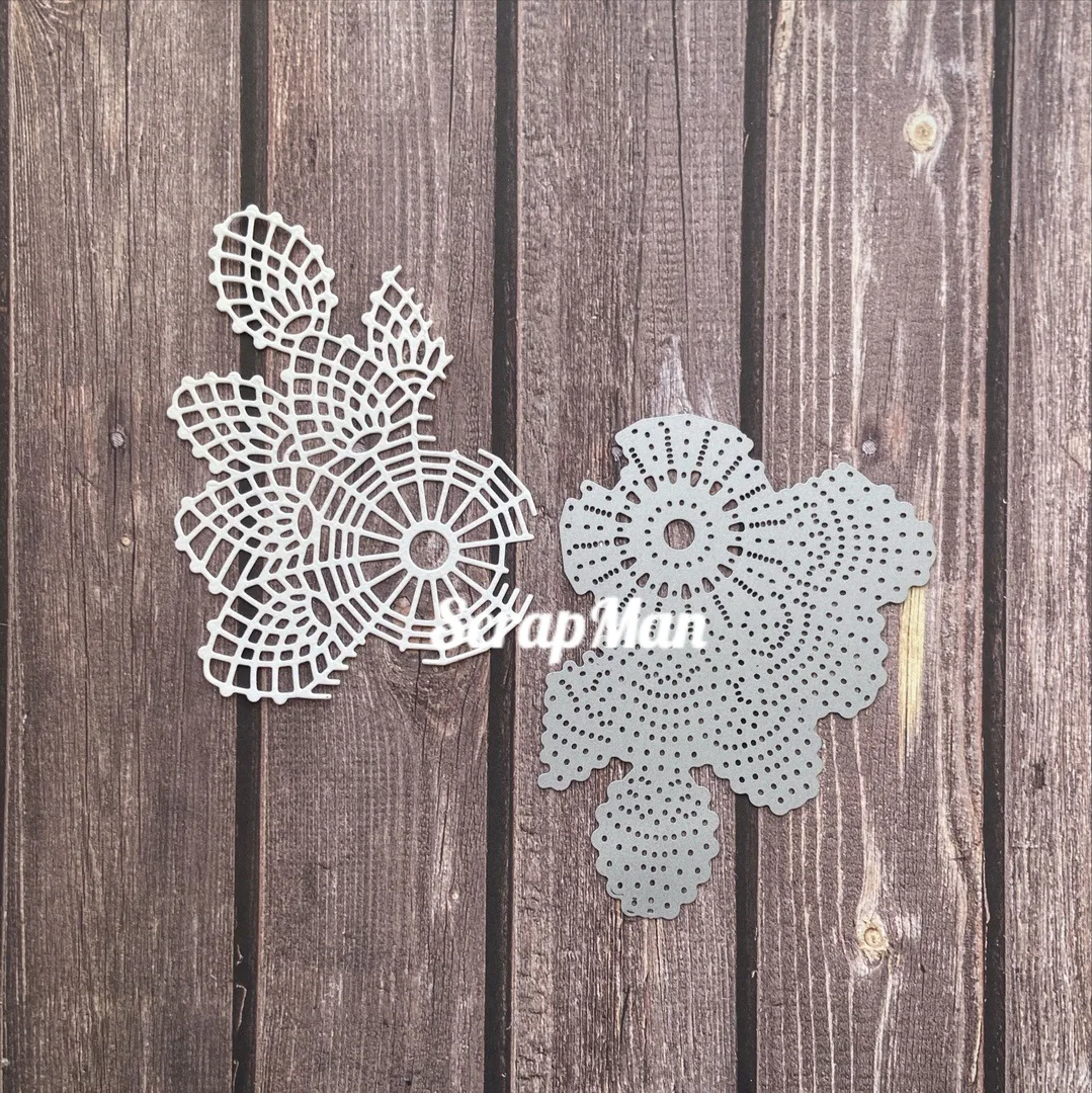 

Merry Christmas Deco Flower Metal Cutting Dies 2022 New Scrapbooking Carbon Steel Stencils for Card Making DIY Embossing Cuts