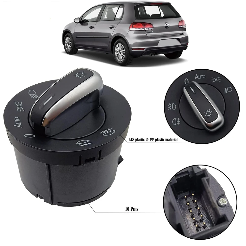 Противотуманная фара для Volkswagen Golf Caddy Jetta Tiguan Touran MK5 MK6 GTI Passat B6