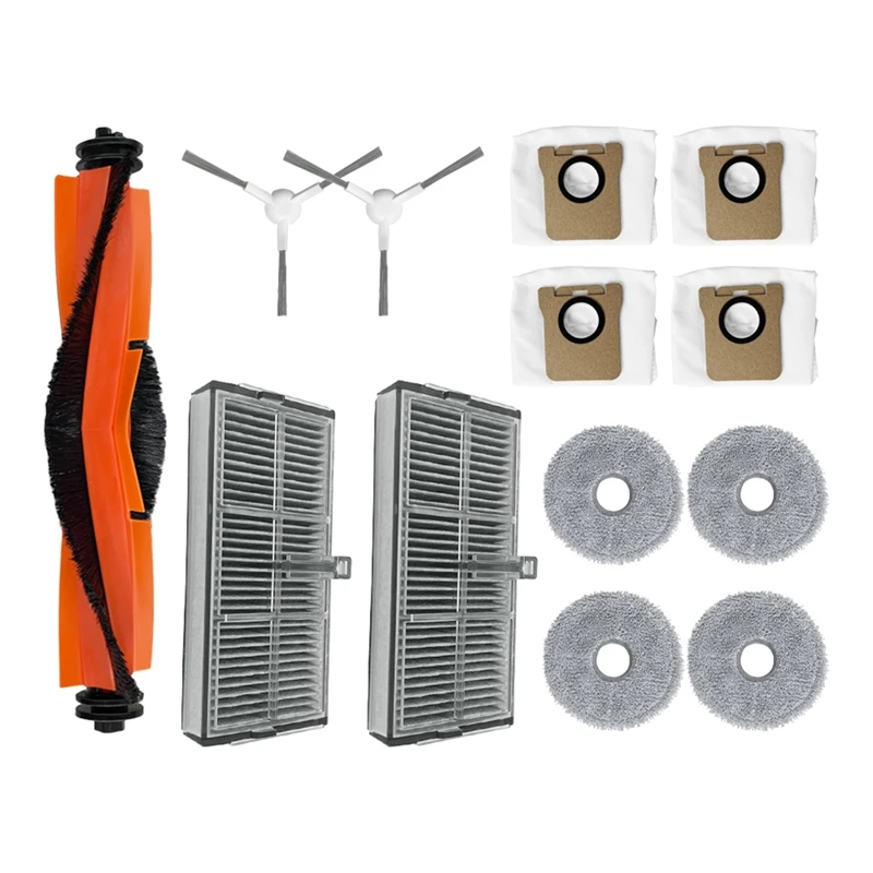 For Xiaomi Mijia M30S D103CN Robot Vacuum Accessories Main Side Brush Hepa Filter Mop Dust Bag Consumable