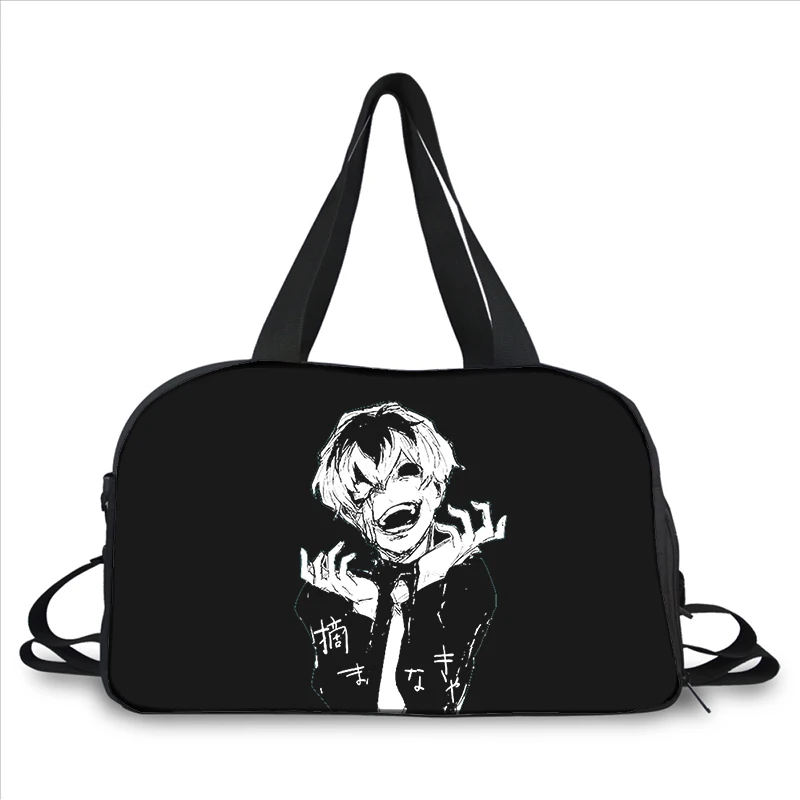 Anime Tokyo Ghouls 3D printing fashion trend portable large capacity multi-function messenger bag travel bag