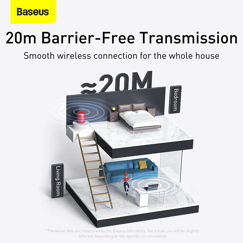 USB Bluetooth-адаптер Baseus BA04 музыкальный аудиоприемник 5 0 передатчик для ПК ноутбука