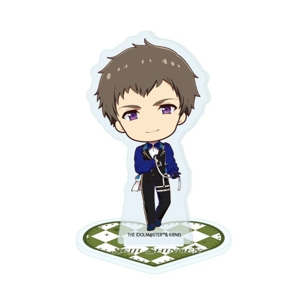 Фото Акриловая подставка Anime Idolmaster SideM с фигуркой Пьер Рё, 10 см, двусторонняя, декор для стола, брелок, коллекционные предметы для отаку. №3