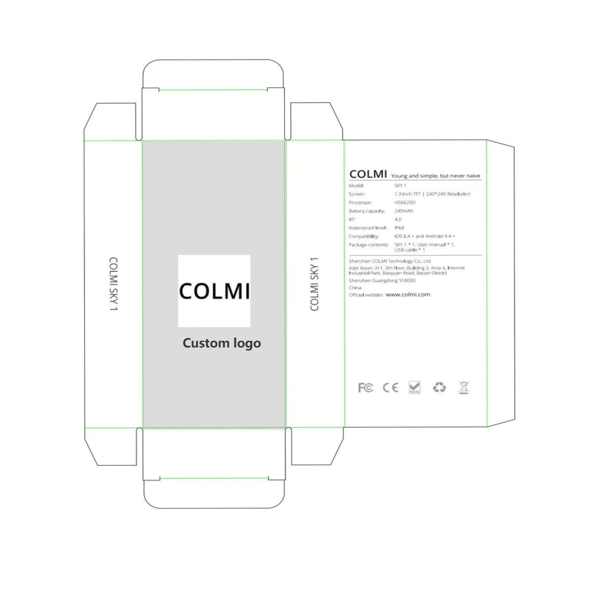 Смарт-часы для фитнеса 300 мАч 2020 |