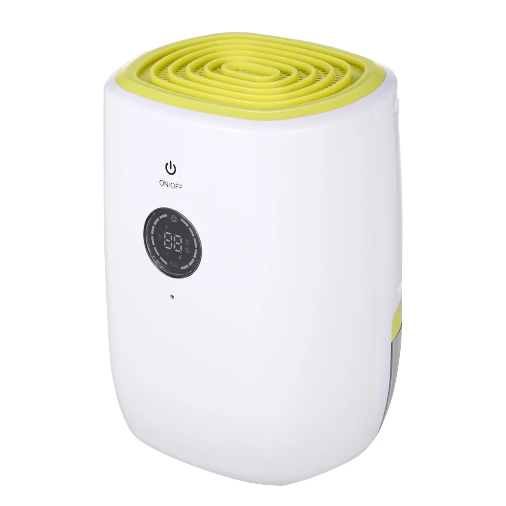 

Electric Dehumidifier with 800ML Water-tank LCD Display Ultra Quiet Desiccant Moisture Absorbing Air Purifier Humidity Dryer