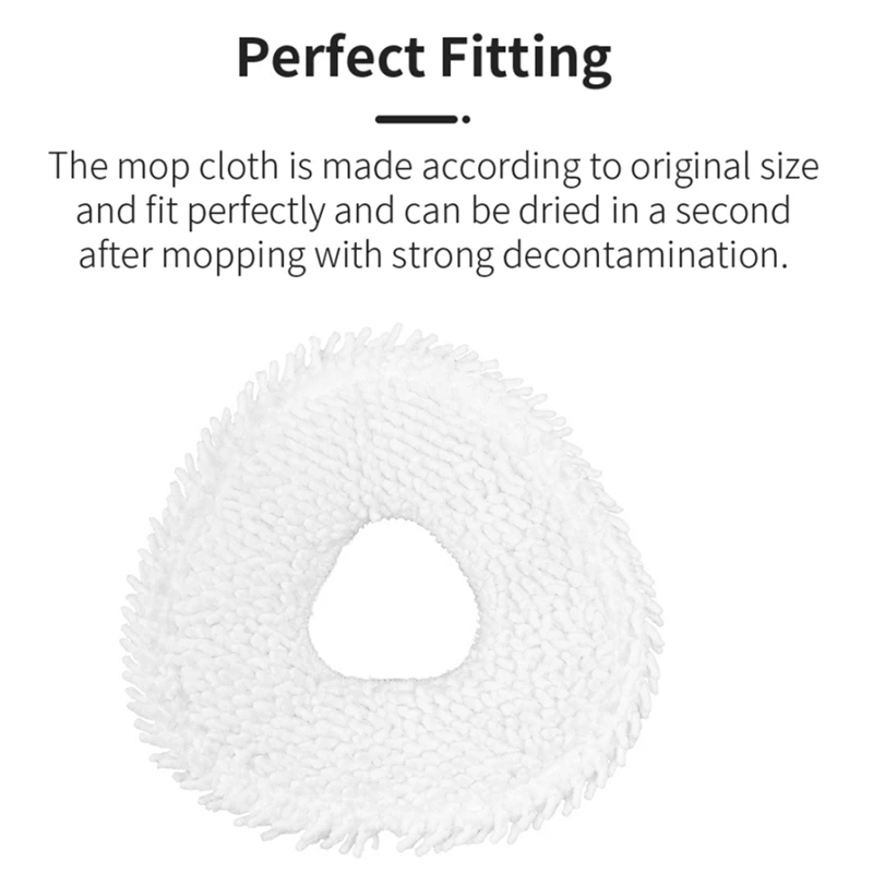 6 шт. моющаяся основная щетка для швабры робота-пылесоса NARWAL J3 запасные