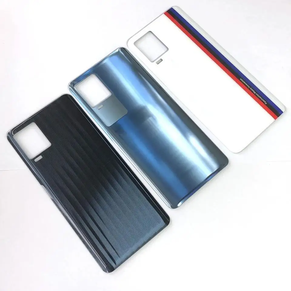 Корпус для Vivo iQOO 7 6 52 &quotСтеклянная Крышка батарейного отсека Ремонт Замена