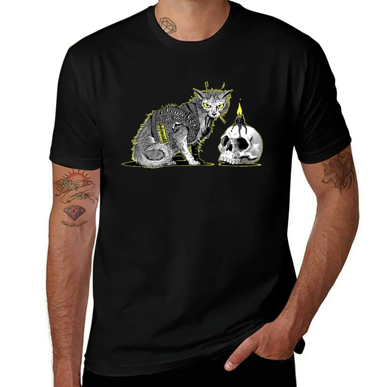 Фото anime cotton man cotton shirt tshirt Metal T-Shirt Death Lykoi tshirt t 100% №1