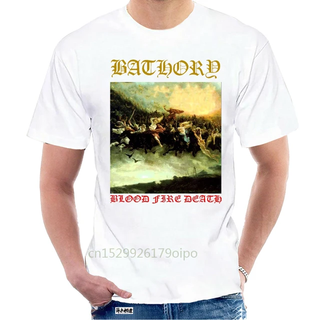 T Shirt Bathory Blood Fire Death T 