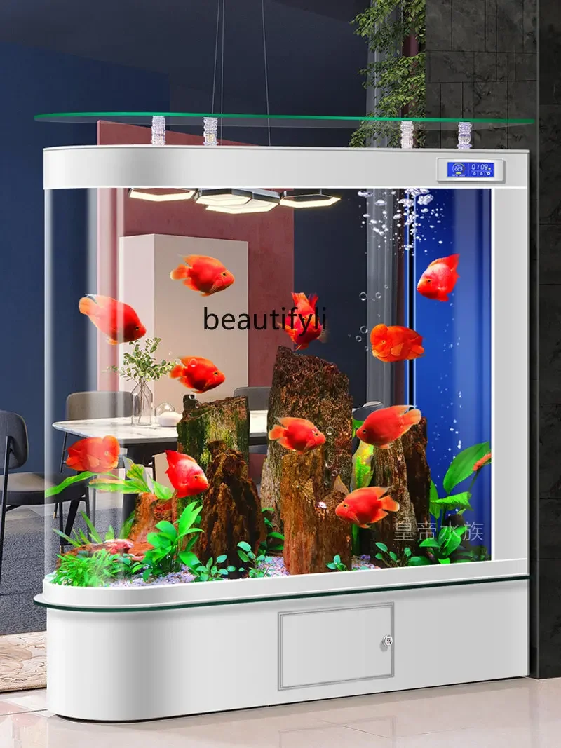 Усовершенствованный аквариум-пуля для гостиной небольшой экологический экран
