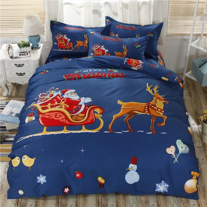 

Three or four sets of cotton 3D Christmas