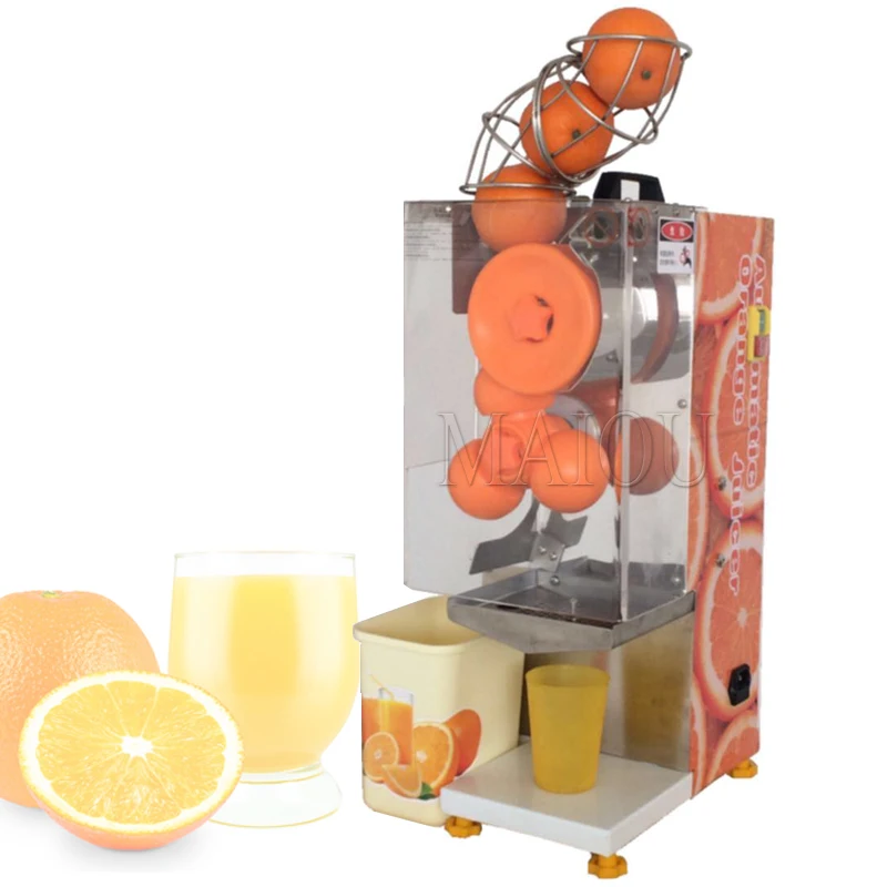 

8-10 Pcs/Min Electric Orange Squeezer Juice Fruit Maker Juicer Press Machine Drink for Shop Bar Restaurant Commercial Use