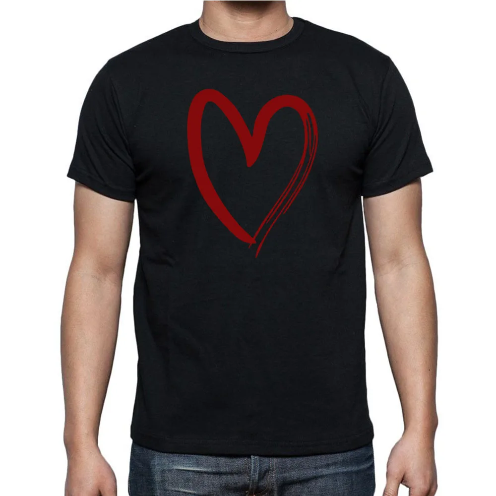

Funny New Hearts T Shirts Graphic Cotton Streetwear Short Sleeve O-Neck Harajuku T-shirt Mens Clothing