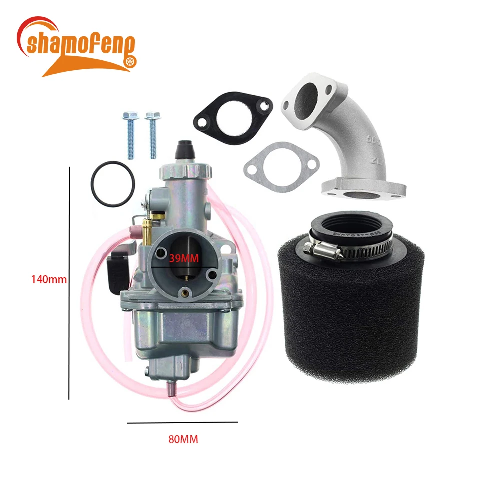 

High Performance Kit VM22 26mm Carburetor Fits For 110cc 125cc 140cc Lifan YX Zongshen XR50 CRF70 KLX BBR Apollo DHZ SSR