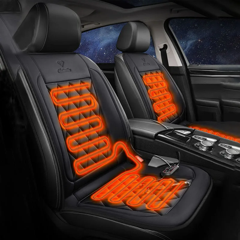 

Heating car seat cover 12V Fast Heated Seat Cushion Universal Car Seat Heater Durable Cloth Thicken Warmer Car Heating Pad