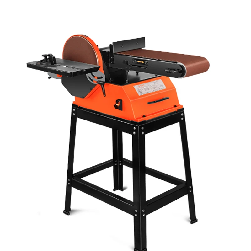 

BD6100 6*10mm Belt Sander Polishing Machine Electric Sander Sandpaper Belt Polishing Machine Woodworking Angle Grinder