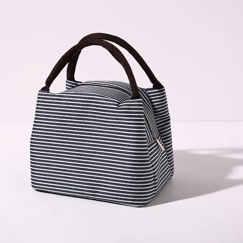 

Thermal Waterproof Portable Zipper Closed Lunch Bags Food Bags Fresh Cooler Bag