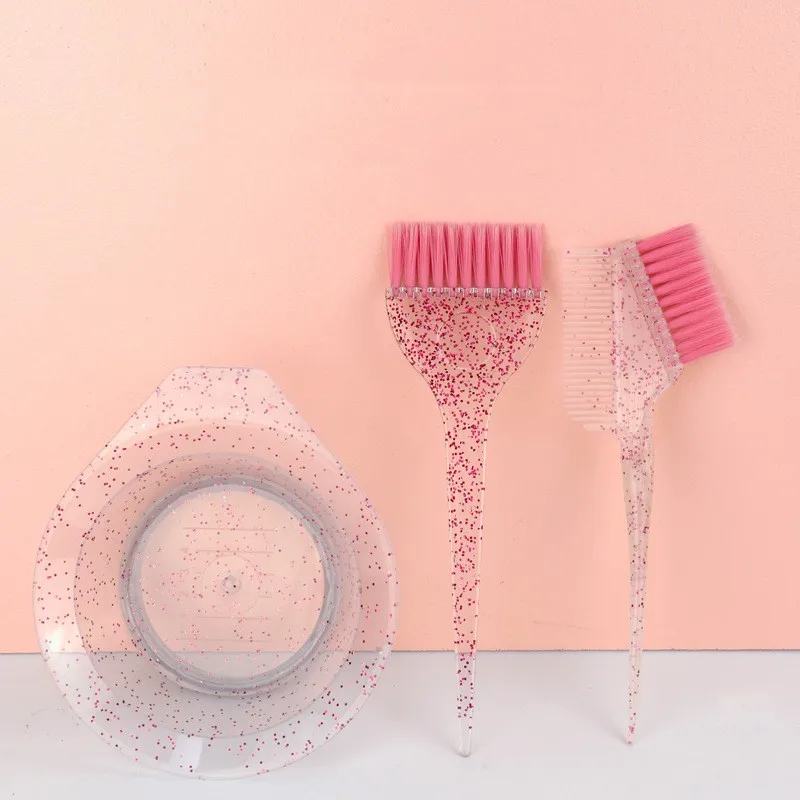 Ing Hair Dye Brush And Bowl Fashion Hairstyle Design Tool миксер для краски волос