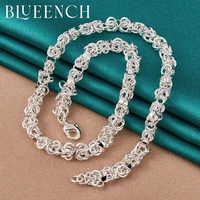 blueench 925 sterling silver keel chain necklace for men and women domineering trend personality jewelry
