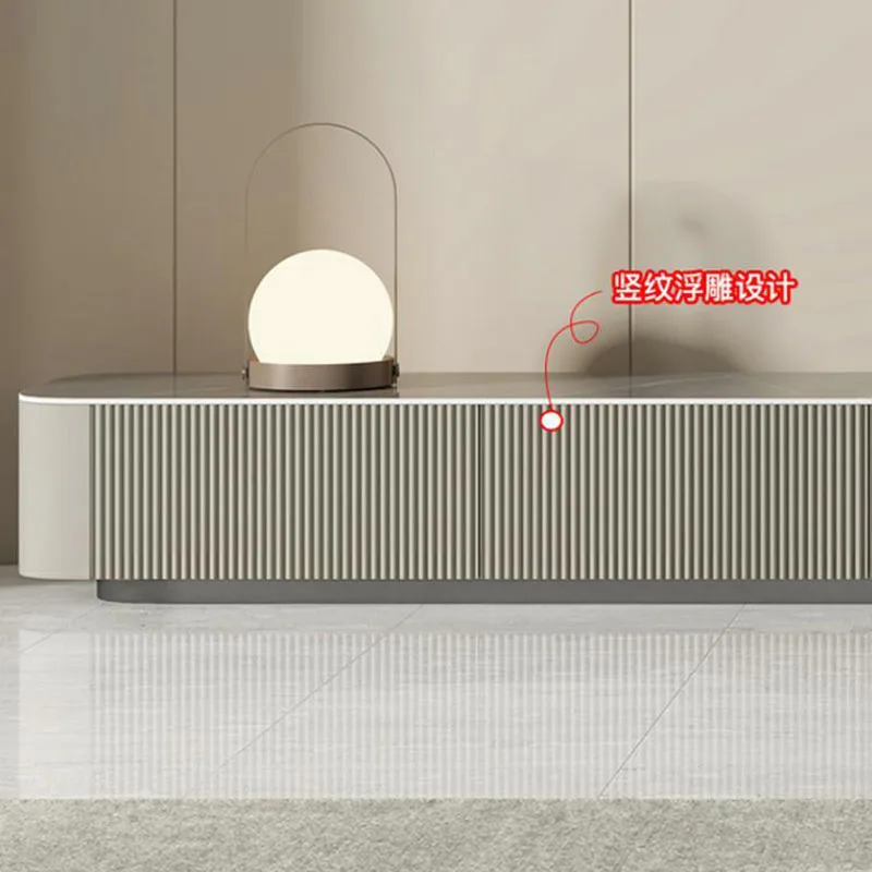 Подставка для телевизора с камином в гостиную Современные Простые журнальные