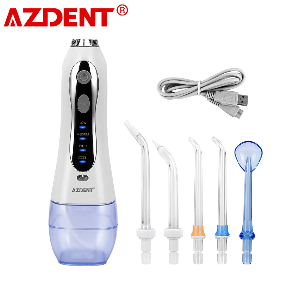 

AZDENT HF-5/9 Oral Irrigator USB Rechargeable Portable Water Dental Flosser