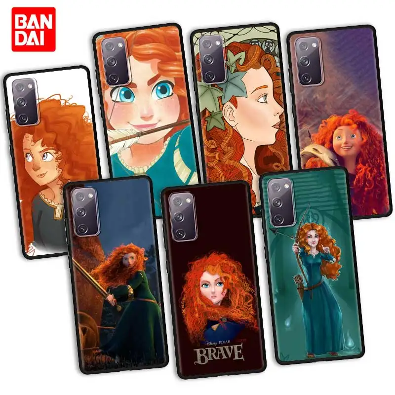 

Disney Merida Princess Phone Case for Samsung Galaxy S20 FE S21 S10 S9 Plus Ultra 5G S20fe S21fe S20ultra Silicone Capinha Cover