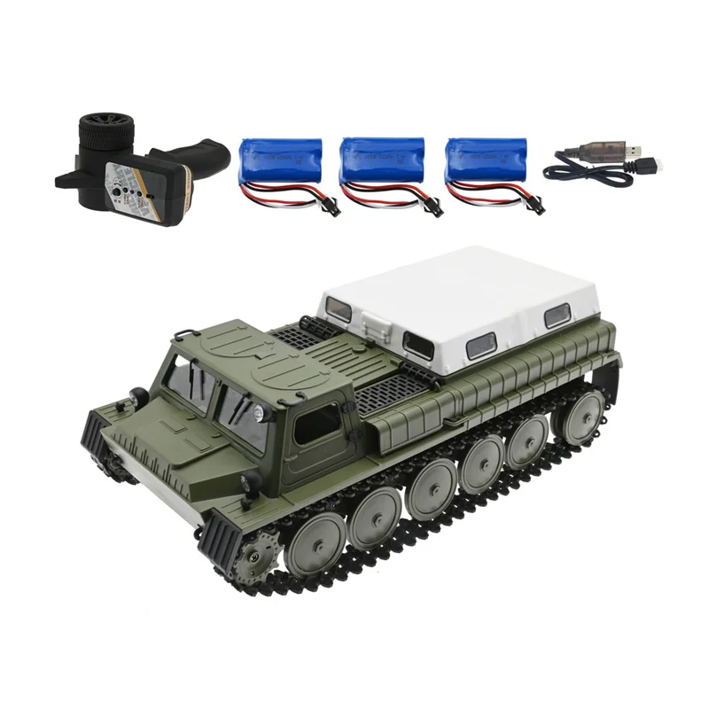 

E-1 Remote Control Tank 29CM RC Tank 1/16 2.4G Electric Toys GAZ 71 Fit WPL E-1 for Children Boys Birthday Gifts 3B