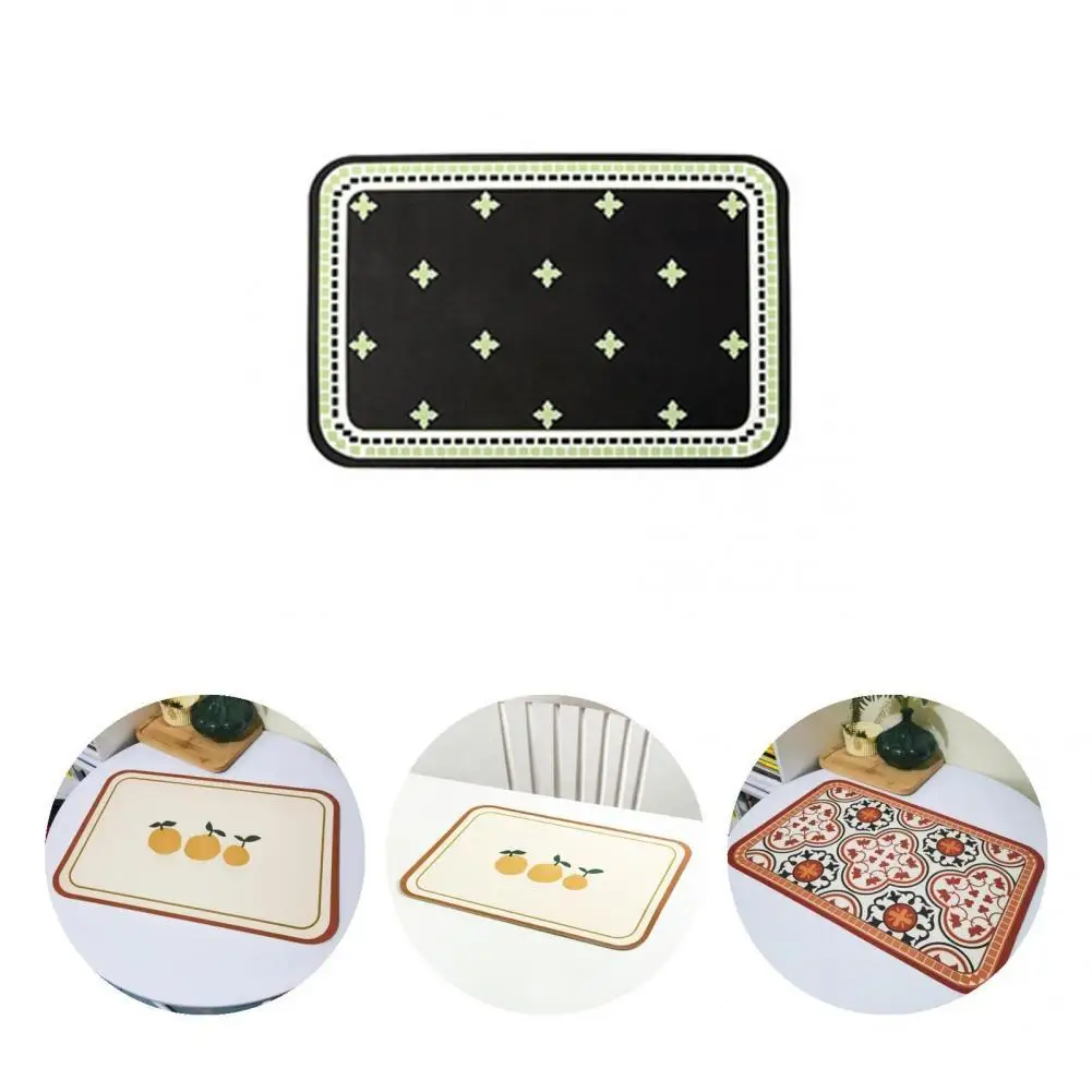 

Table Cushion Fashion Rectangular Decorative Relieve Boredom Coaster for Kitchen Placemat Table Mat
