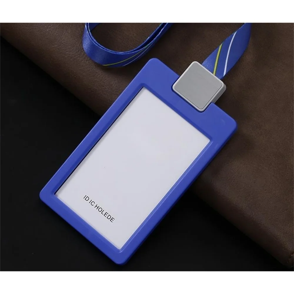 

Custom Name Badge Card Case with Suspension Lanyard Cord