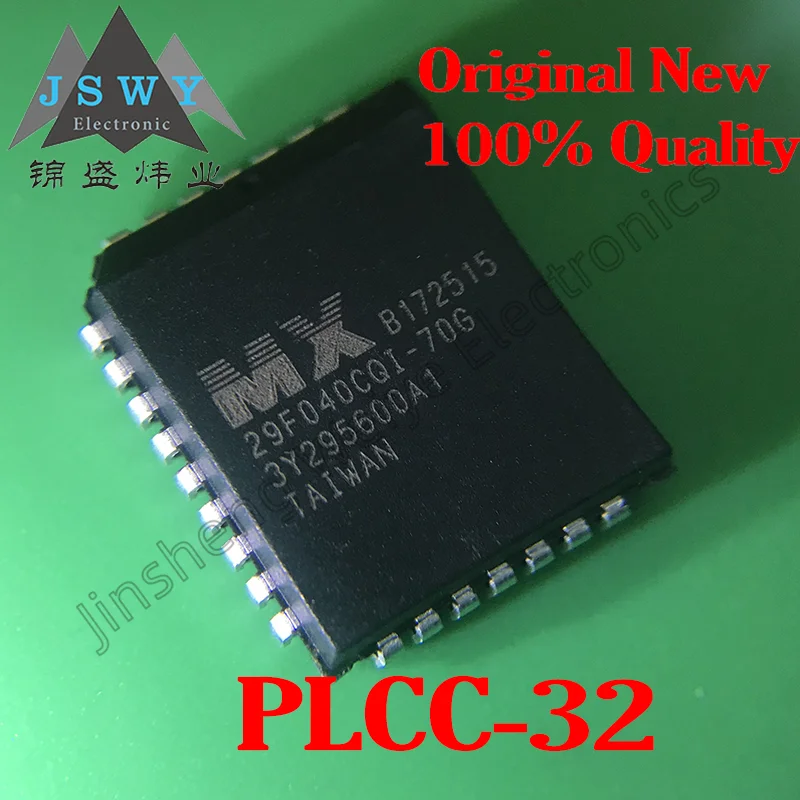 

1~80PCS MX29F040CQI-70G Memory PLCC32 Flash Chip IC MX29F040CQC-70G 100% Genuine Free Shipping Fast Delivery